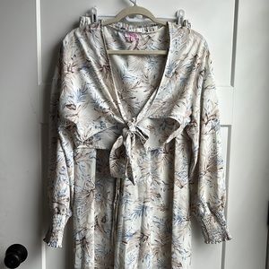 Pink Lily Matching Wide Leg set